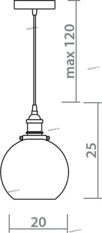 Подвесной светильник Divinare Omicron 8020/02 SP-1
