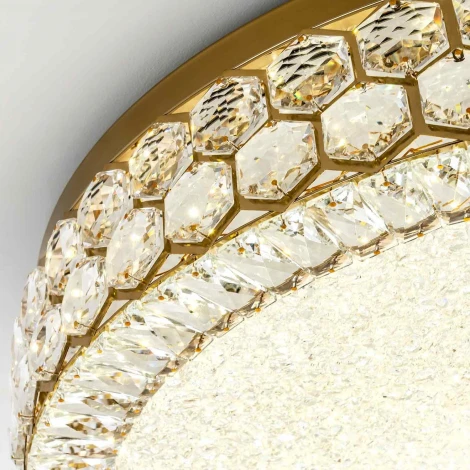 Потолочный светильник светодиодный хрустальный с пультом с регулировкой цветовой температуры LED4U LED4U L1181-700 BS