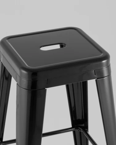 Стул барный TOLIX черный глянцевый KD Stool Group УТ000042108