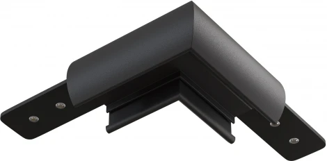Коннектор угловой круглый, черный Maytoni Accessories for tracks Basity TRA172CL-R-11B