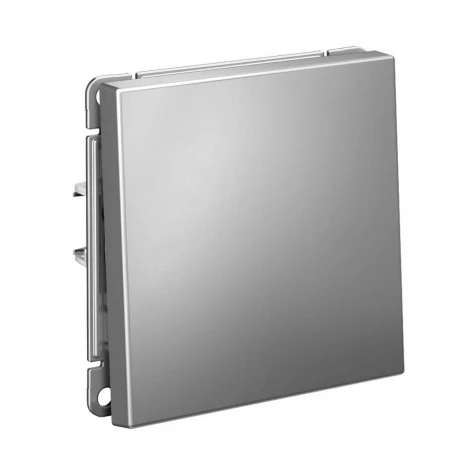 Выключатель одноклавишный (сталь) Systeme Electric GAL000915