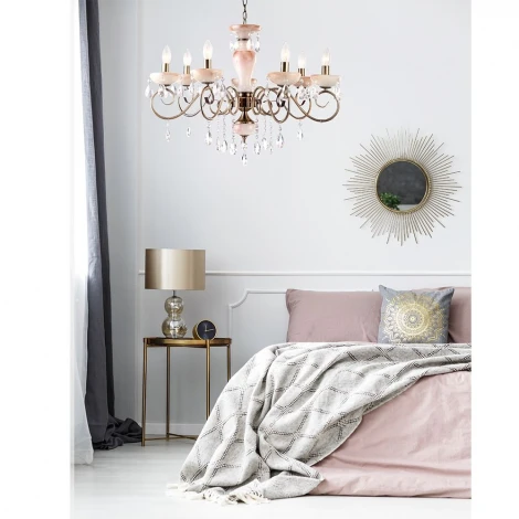 Подвесная люстра Arte Lamp Onyx Red A9591LM-7AB