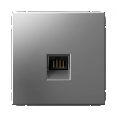 Розетка Ethernet RJ-45 (сталь) Systeme Electric GAL000986