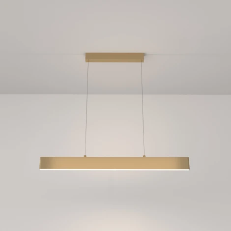 Подвесной линейный светильник Step 4000K 1x23Вт 120° LED Maytoni Technical P010PL-L23G4K (220V, на тросе)