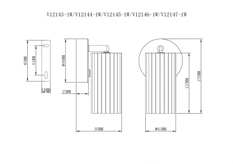 Спот с выключателем Moderli Cora V12147-1W