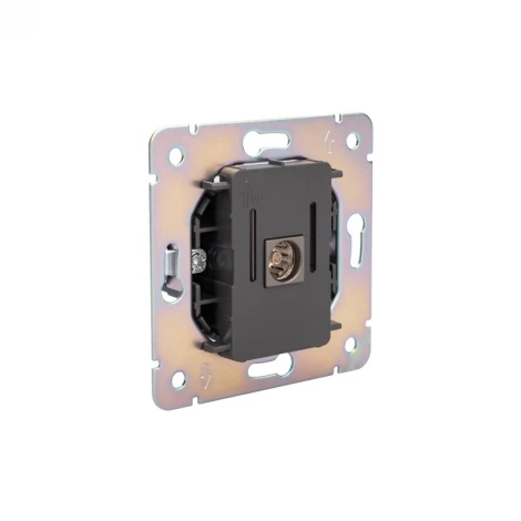 Розетка TV с/у графит Kranz Strong KR-78-0723-6