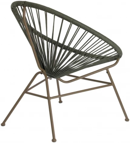 Стул уличный La Forma (ex Julia Grup) Samantha (Зеленый/ Металл,Веревка,Сталь)