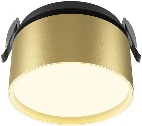 Встраиваемый светильник Maytoni Onda DL024-12W3K-BMG (LED, 220V, круглые)