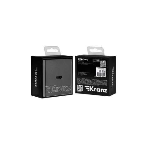 Розетка HDMI с/у графит Kranz Strong KR-78-0730-6