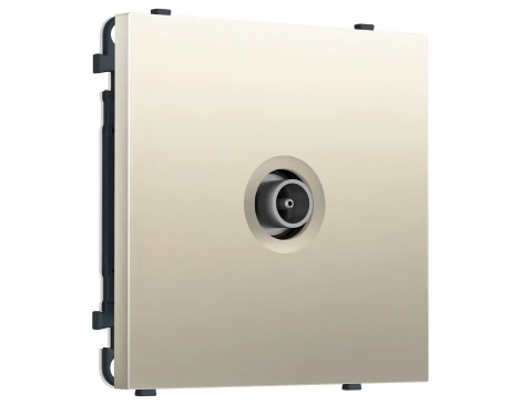 Комплект механизма ТВ-розетки оконечной (Шелк) Ambrella Volt QUANT PRO MS553010