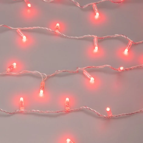 Светодиодная гирлянда ARD-STRING-CLASSIC-20000-CLEAR-200LED-SYNC RGB (230V, 13W, RF ПДУ, 1000) (Ardecoled, IP65) 066460