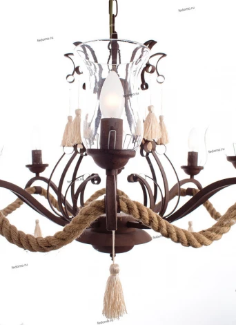 Подвесная люстра Arte Lamp Galeone A8989LM-8BR