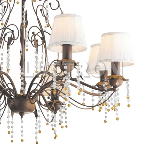 Подвесная люстра Arte Lamp Medici A9468LM-8BR