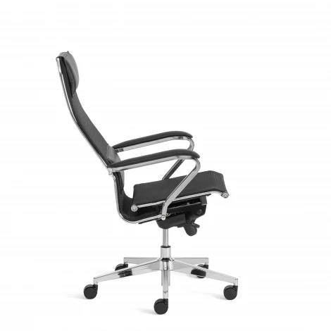 Кресло Nordic/Нордик сетка/кож.зам, черный Tetchair 25661