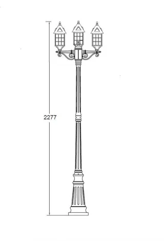 Наземный фонарь Oasis Light Cadiz 64609В