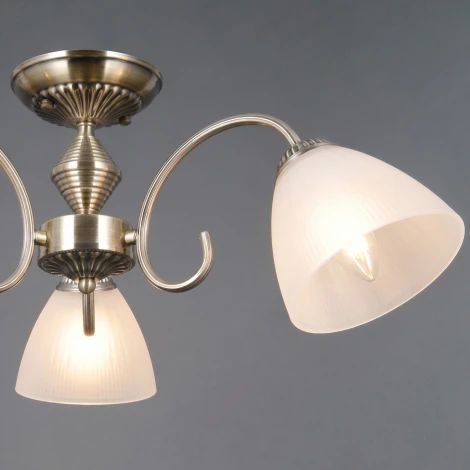 Потолочная люстра на штанге ILLUMICO IL0897-3CSQ-26 AB ELITE