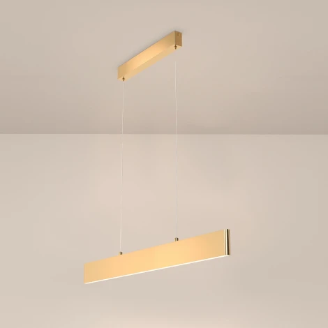Подвесной линейный светильник Step 4000K 1x23Вт 120° LED Maytoni Technical P010PL-L23G4K (220V, на тросе)