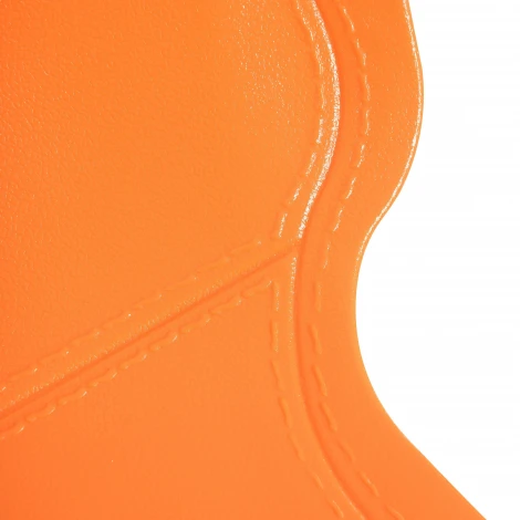 Стул Genius/Джениус (мод 75) (2шт.в упаковке) пластик/металл, 46x56x84cм, оранжевый/опоры хром (Комплект из 2 шт.) Tetchair 24506