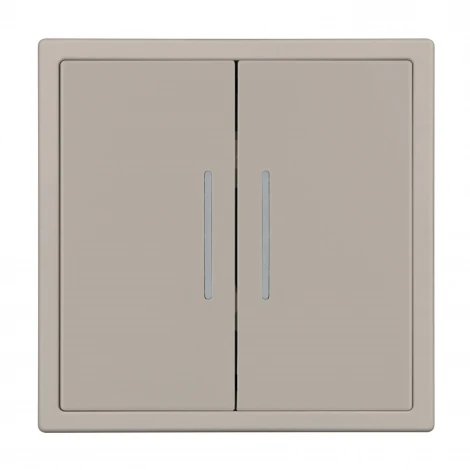Выключатель проходной ARL NOBE 2 кл подсветка софт-тач кашемир SWT-MKP2-SFPL-L-CA (250V, 10A) (Arlight,) 059421(1)