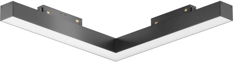Трековый угловой линейный светильник 48V Basis Gravity 4000K 24Вт 120° LED (магнитный) Maytoni Technical TR078-2-24W4K-B