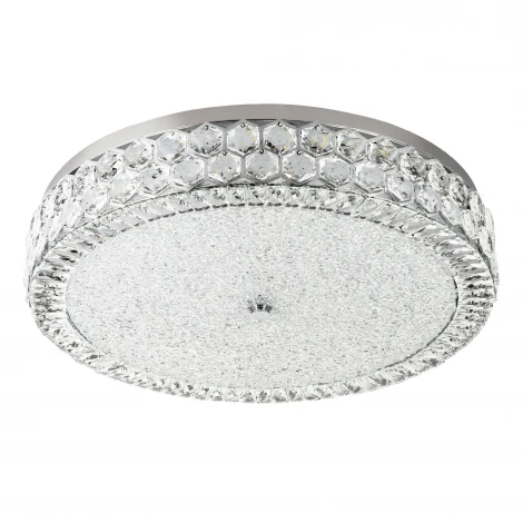 Потолочный светильник светодиодный хрустальный с пультом с регулировкой цветовой температуры LED4U LED4U L1180-700 CR