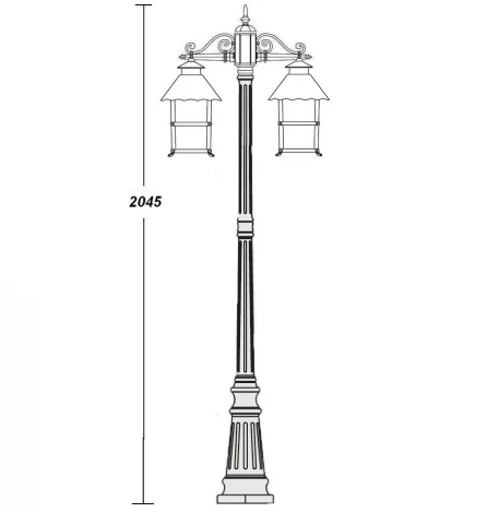 Наземный фонарь Oasis Light Caior LL 81409А