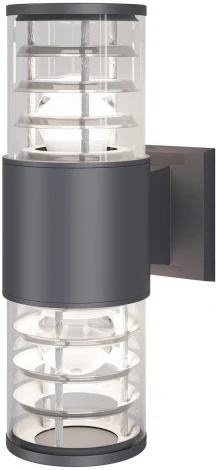 Настенный светильник уличный Maytoni Bronx O576WL-02GR (220V, круглые, IP54)