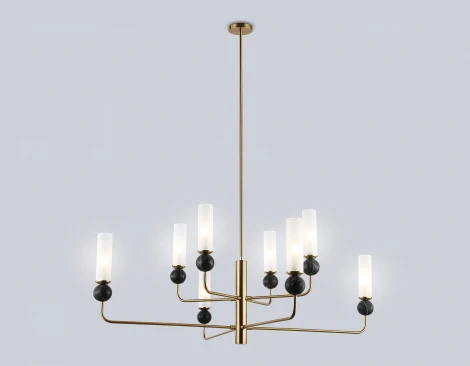 Потолочная люстра на штанге с мрамором Ambrella Ceramo Modern LH53264
