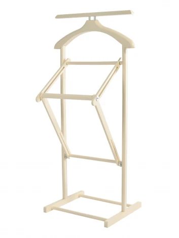 Вешалка костюмная складная В 21Н слоновая кость Mebelik 009625