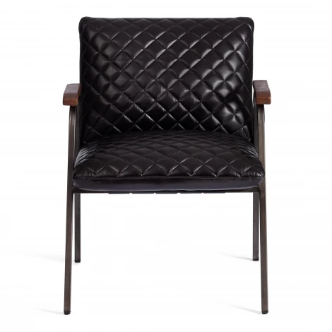 Кресло Secret de Maison Ститч/Stitch (мод. 2866) металл/кожа буйвола, 63х71х78см, черный Tetchair 20559