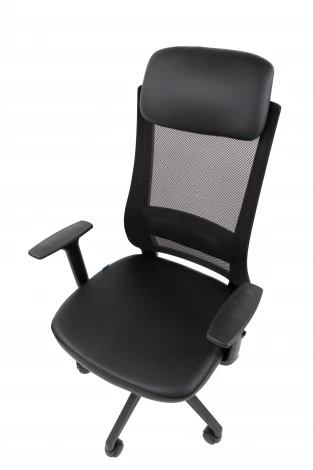 Офисное кресло Chairman 500LT Россия экокожа черный/TW-01 черный 7187909