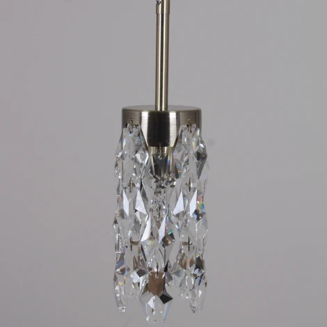 Подвесной светильник хрустальный ILLUMICO IL3588-5PSQ-26 AB DS