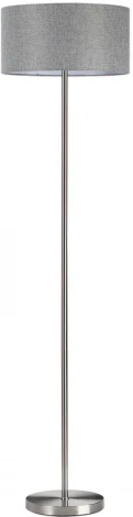 Торшер Lumion Nikki 8251/2F никель/серый, металл/текстиль Е27 2*60W 220V (выключатель, круглые)