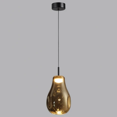 Подвесной светильник Odeon Light Nave 5098/4LA черный/золотой/металл/стекло LED 4W 4000K (220V, на проводе)