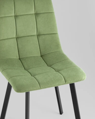 Стул Одди Original Square велюр пыльно-оливковый Stool Group УТ000042279