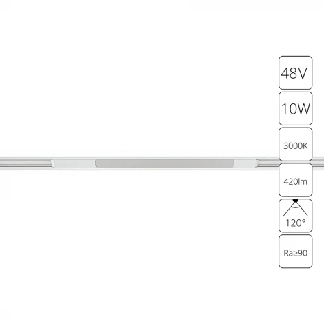 Магнитный трековый линейный светильник LED 48V Arte Lamp Optima A7283PL-1WH