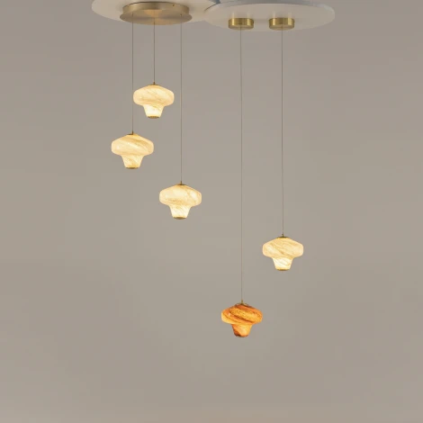 Подвесной светильник LED Maytoni Sirocco MOD359PL-L17BS3K (220V, на проводе, круглые)