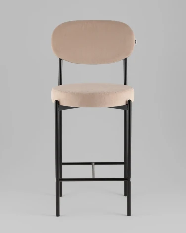 Стул Бриф Original N полубарный велюр бежевый 2 шт. Stool Group УТ000042862