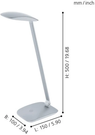 Офисная настольная лампа Eglo Cajero 95694