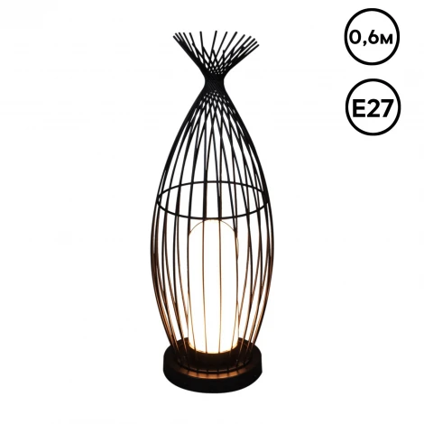 Наземный светильник Reluce 09981-0.7-001JH 0.6M E27 BK RLOS