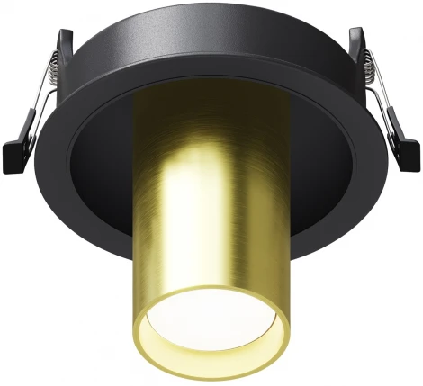 Встраиваемый светильник Maytoni Focus S C048CL-01-GU10-BBS (220V, круглые)