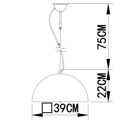 Подвесной светильник Arte Lamp Rome A4175SP-1BK