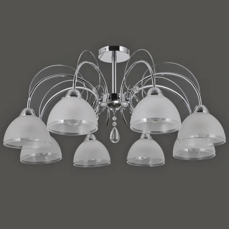 Потолочная люстра на штанге ILLUMICO IL0495-8CSQ-25CH ELITE