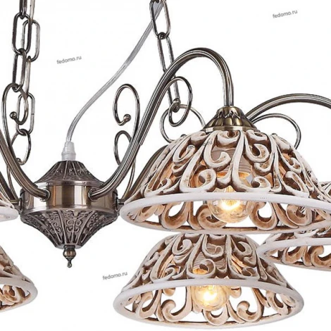 Подвесная люстра Arte Lamp Carved A5387LM-6AB