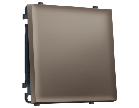 Комплект механизма одноклавишного выключателя с самовозвратом (Темная бронза матовый) Ambrella Volt QUANT PRO MS631050