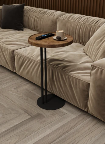 Придиванный стол Кальяри вяз браун/черный 4320091504