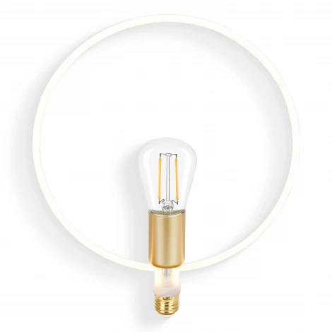 Лампочка светодиодная филаментная белая трубка E27 12W Thomson Deco Globe-3 TH-B2401