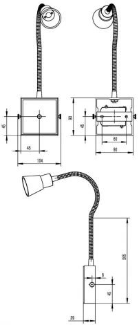 Бра Deko-Light Raze Touch 341144