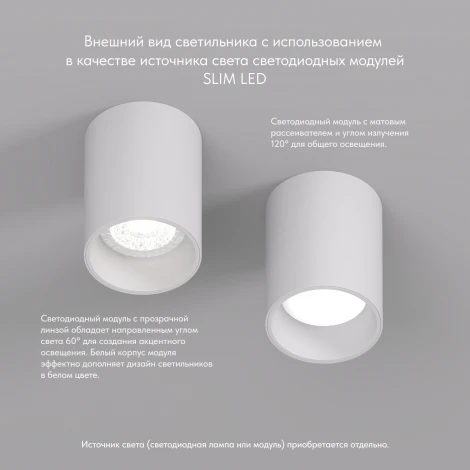 Точечный накладной светильник DK3110-WH (220V)