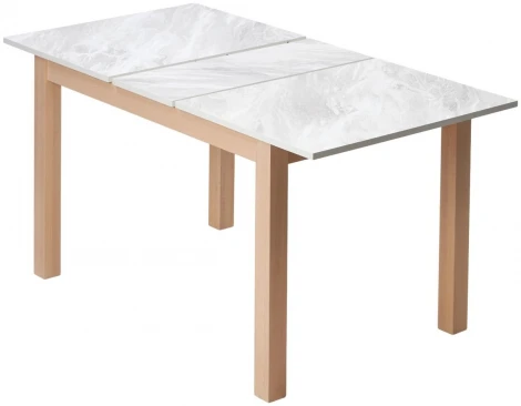 Стол TME-6931 MBH белый мрамор SWEDEN / MILKY WHITE M-City 64381